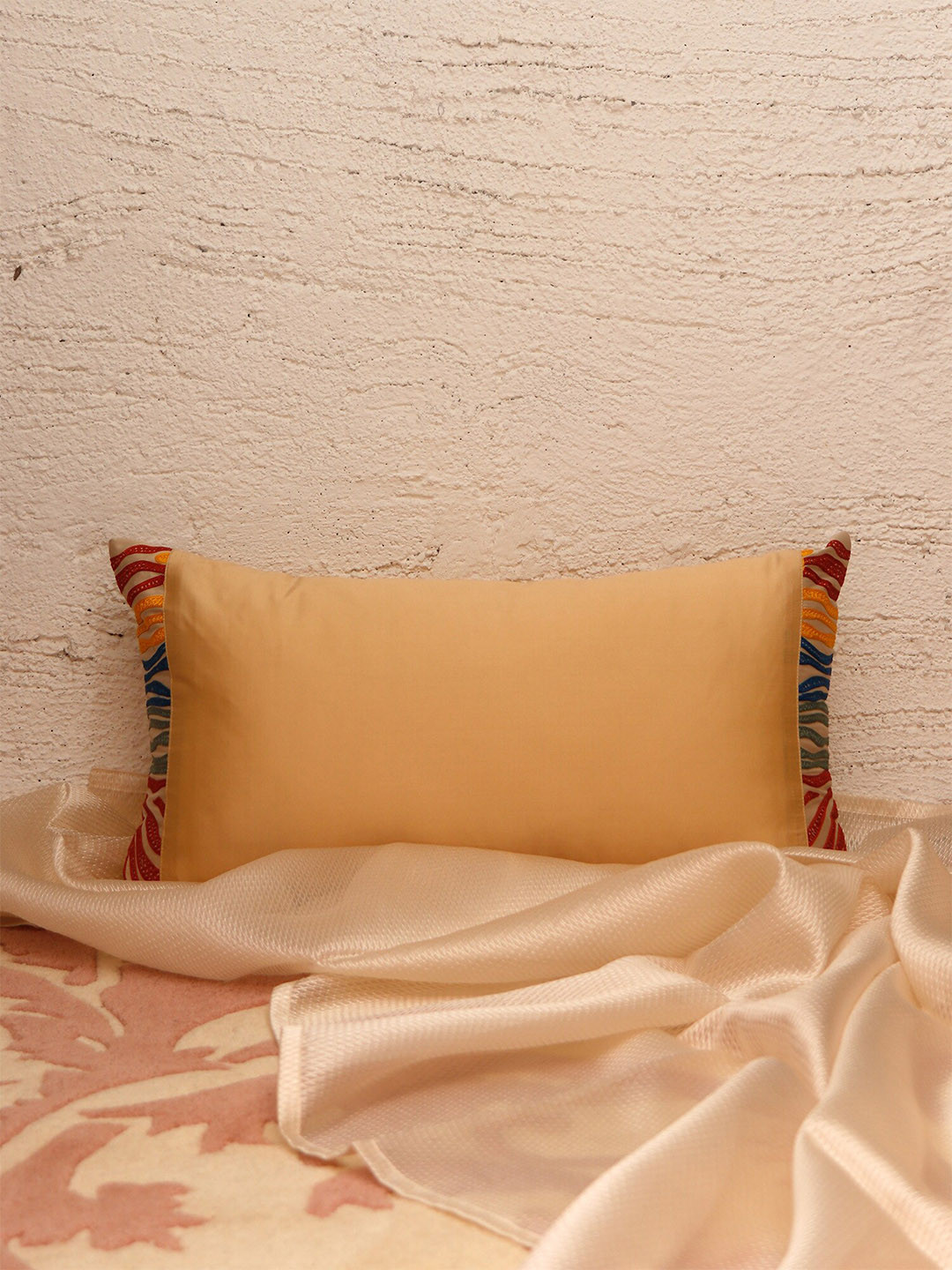 ZEBA Self Design Square Cushion Covers