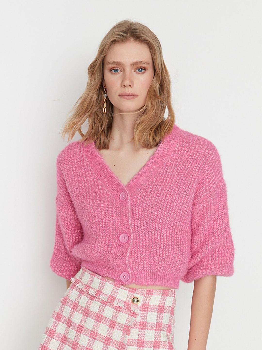 Trendyol Women Ribbed Cardigan