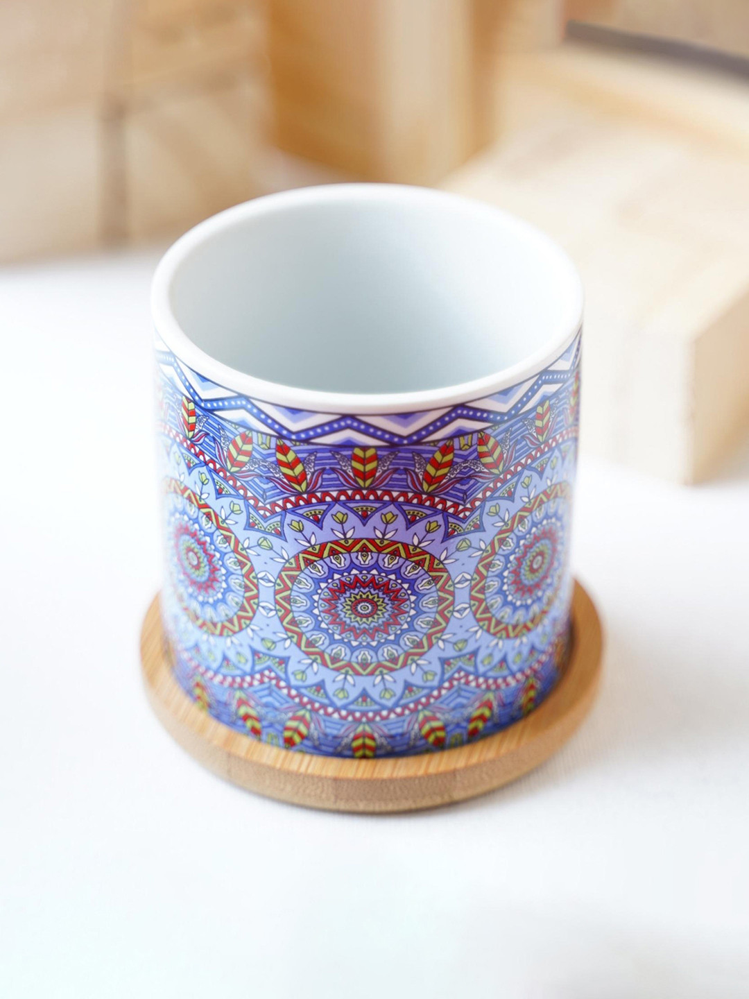 Nestasia Printed Ceramic Planter