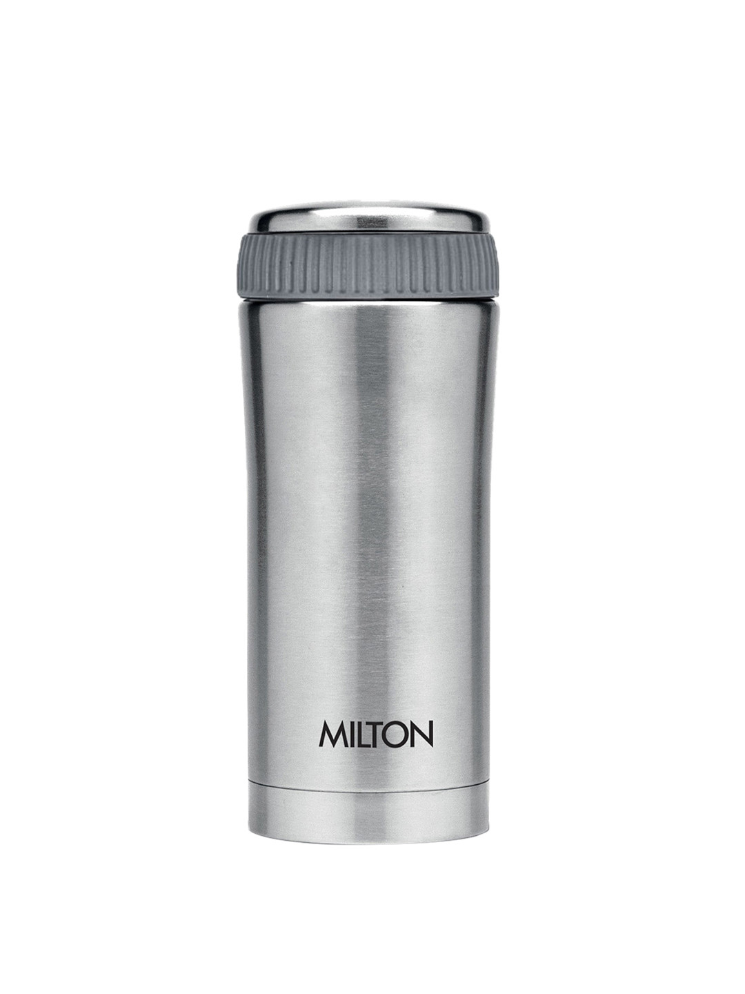 Milton Optima Silver Stainless Steel Fridge Safe Flask - 350ml