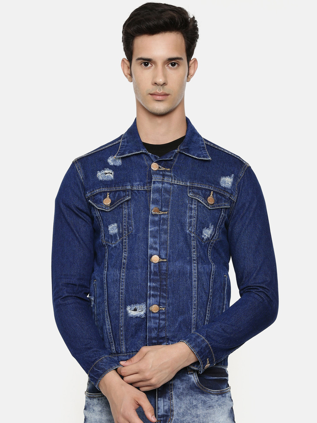 CINOCCI Men Denim Jacket