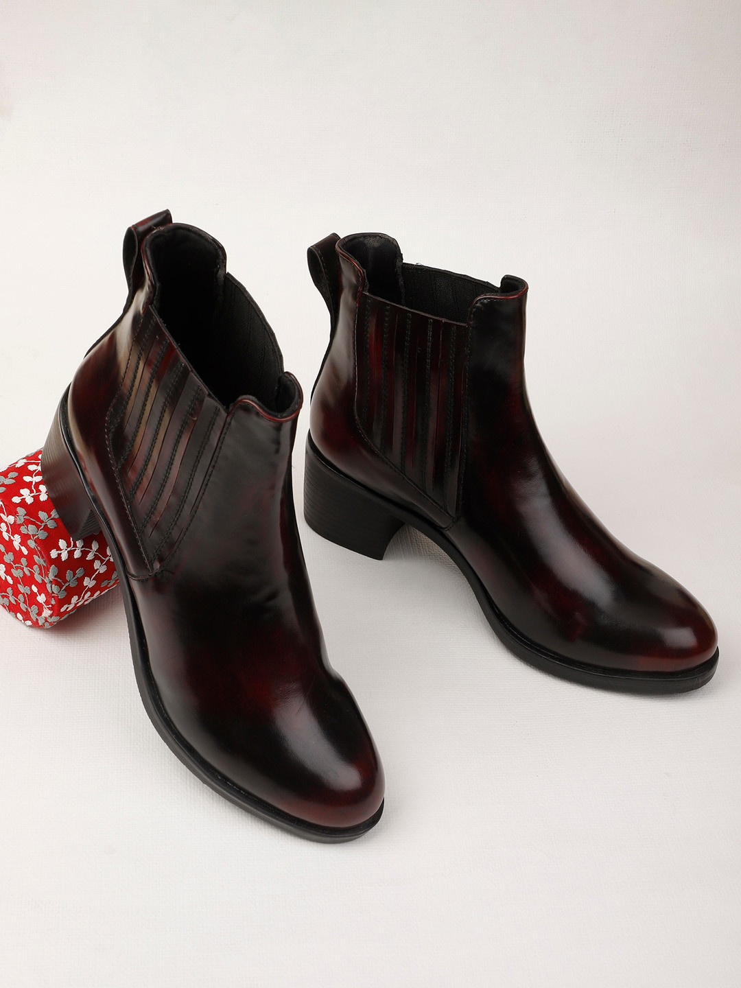 ELLE Women Solid Regular Block Heel Boots