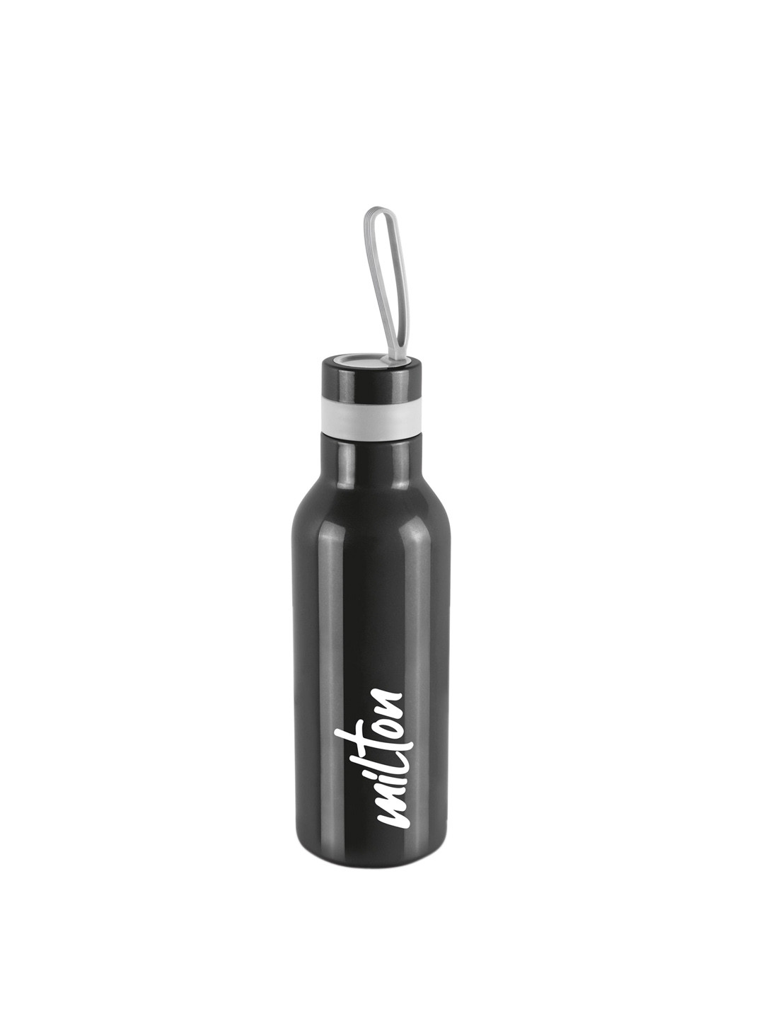 Milton Black New Smarty 600 Thermosteel 24 Hours Hot or Cold Bottle 490 ml