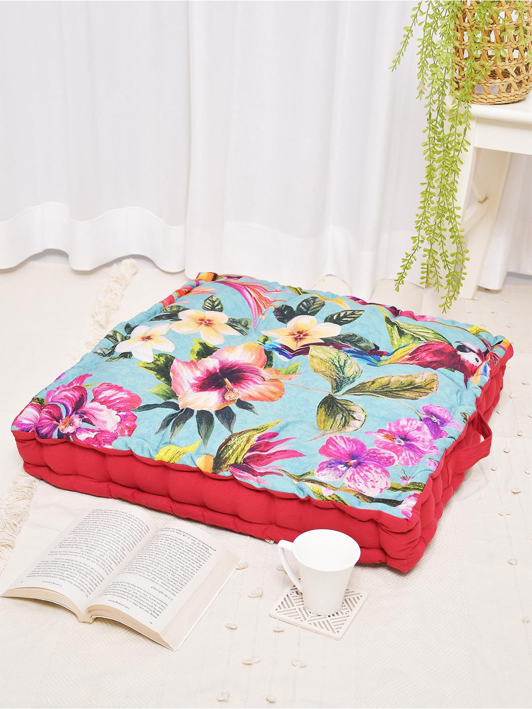 BLANC9 Printed Cotton Floor Cushion