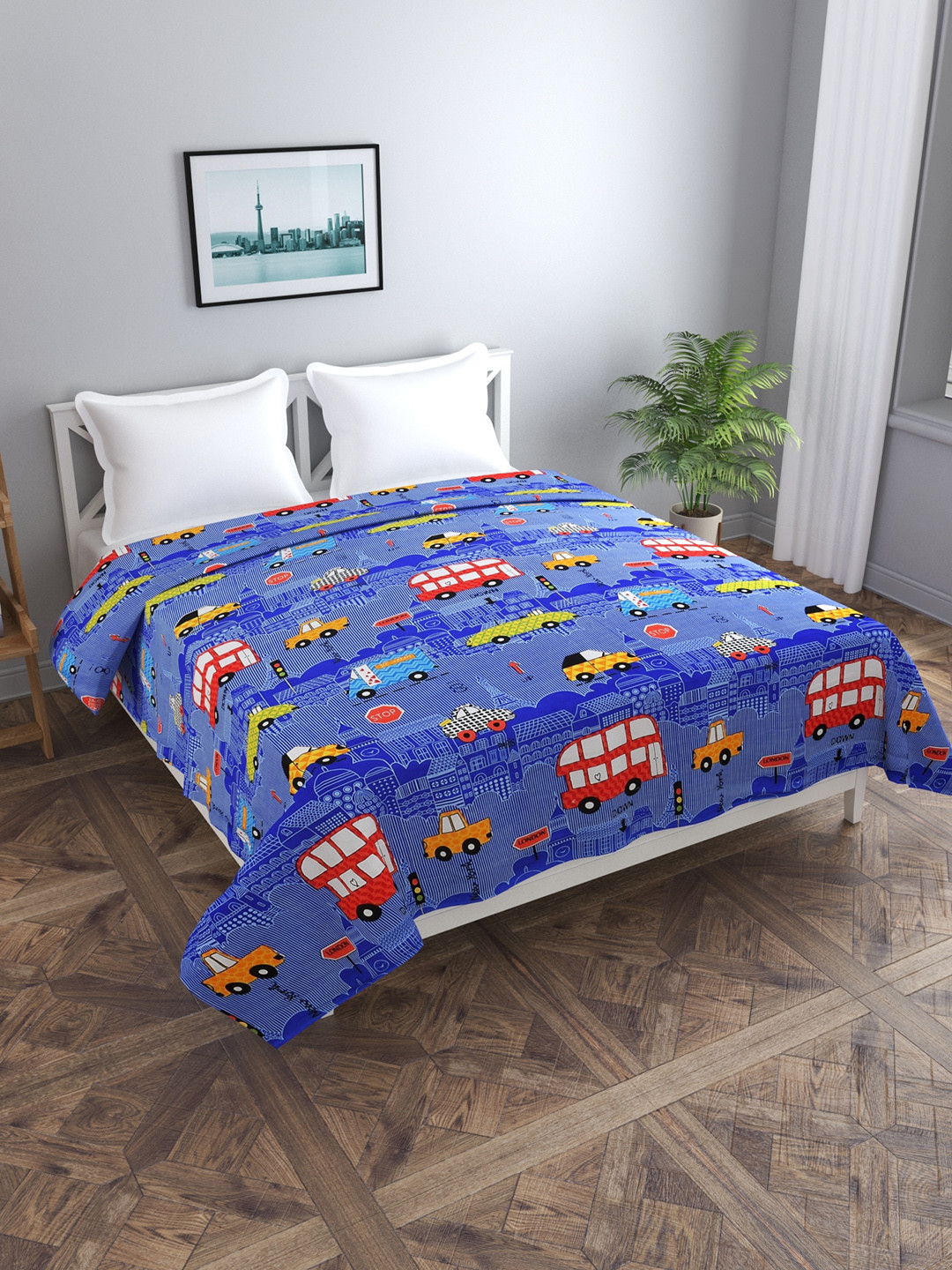 MORADO Printed Double Queen Duvet Cover