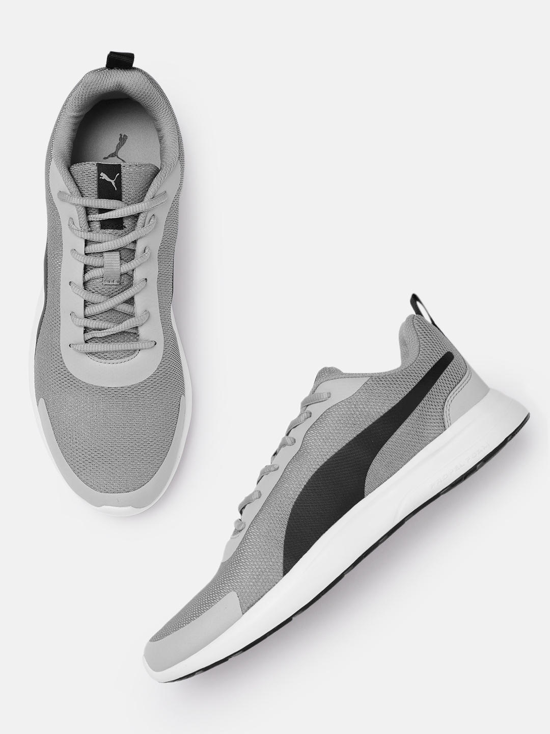 Buy Puma Men Grey Solid Sneakers Casual Shoes for Men 20218068 Myntra