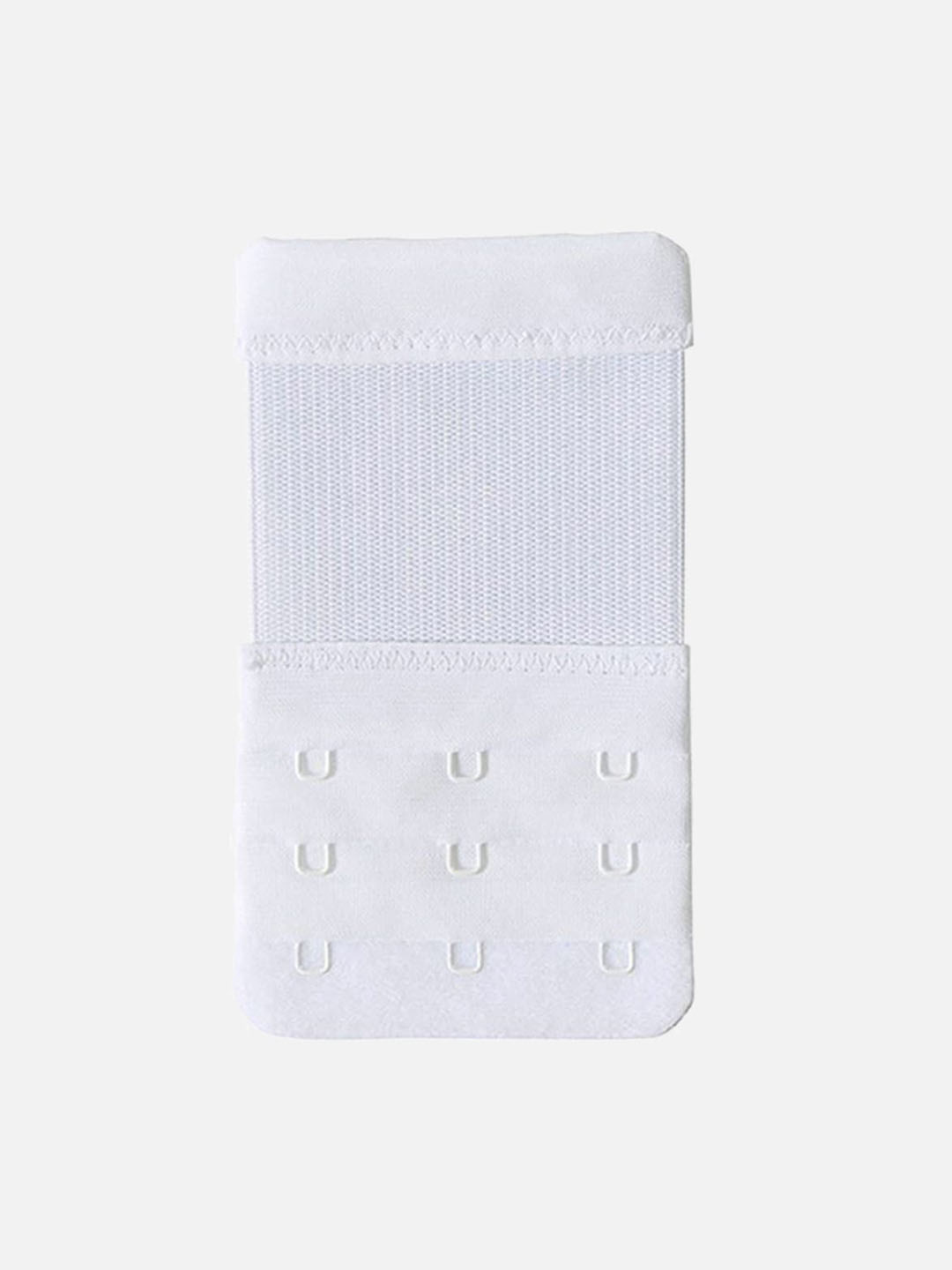 Women Bra Extenders 3 Hook 3 Eye Pack of 1 White Stretchy Bra Extension