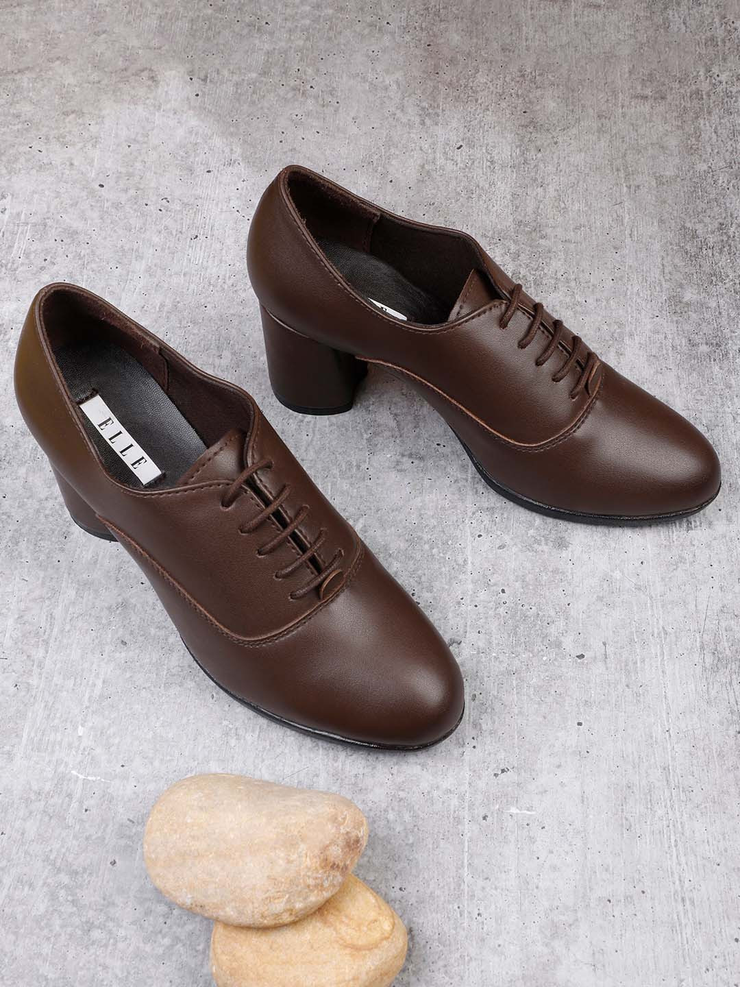 ELLE Block Heels Boots