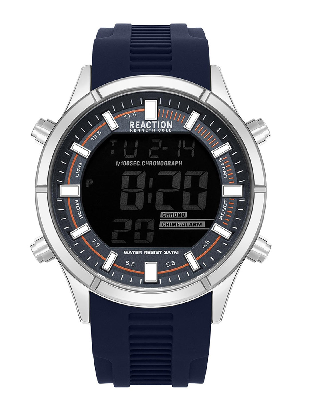REACTION KENNETH COLE Men Digital Strap Watch KRWGP9006301