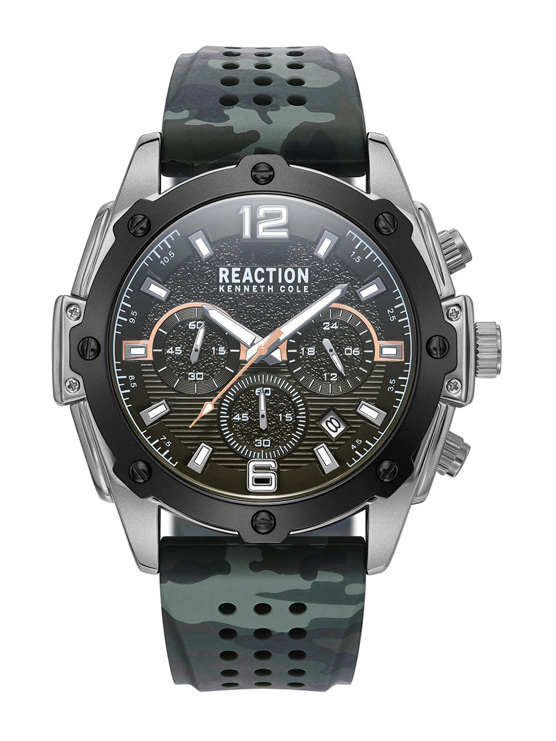 REACTION KENNETH COLE Men Chronograph Analogue Strap Watch KRWGO9007002