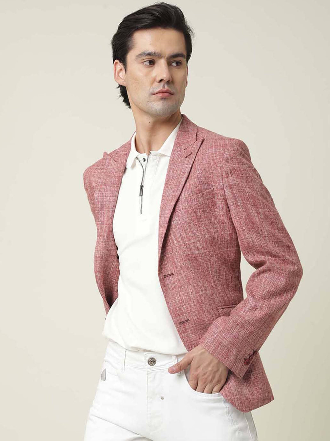 RARE RABBIT Men Drews Tailored Fit Single-Breasted Blazer