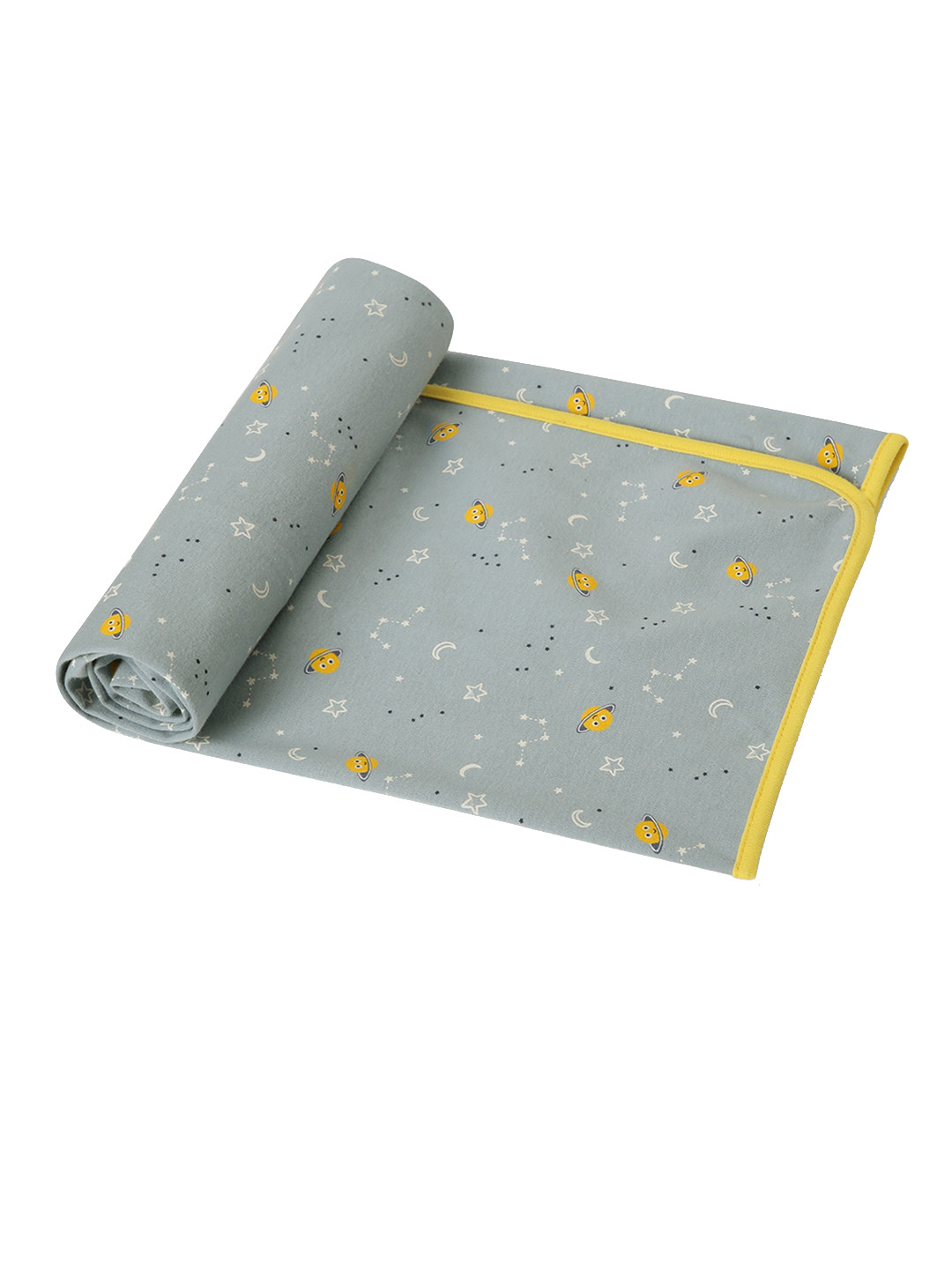 MiArcus Medium-Sized Grey Mattress Protector - Waterproof TPU Laminated Reusable Dry Sheet