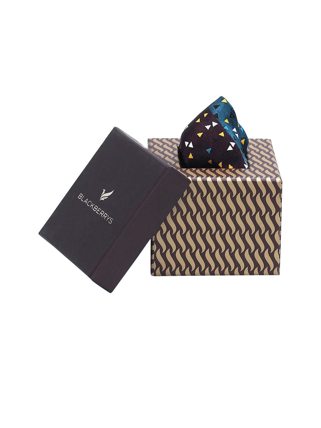 Blackberrys Men Abstract Printed Formal Pocket Squares