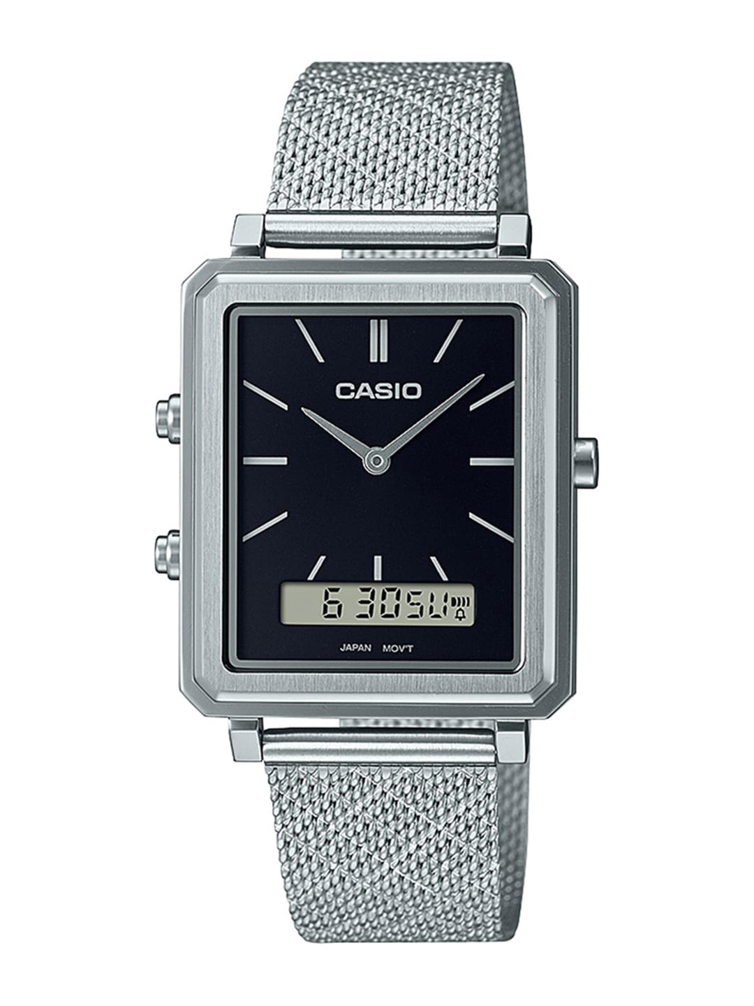 CASIO Men Stainless Steel Bracelet Style Strap Analogue Watch A2085