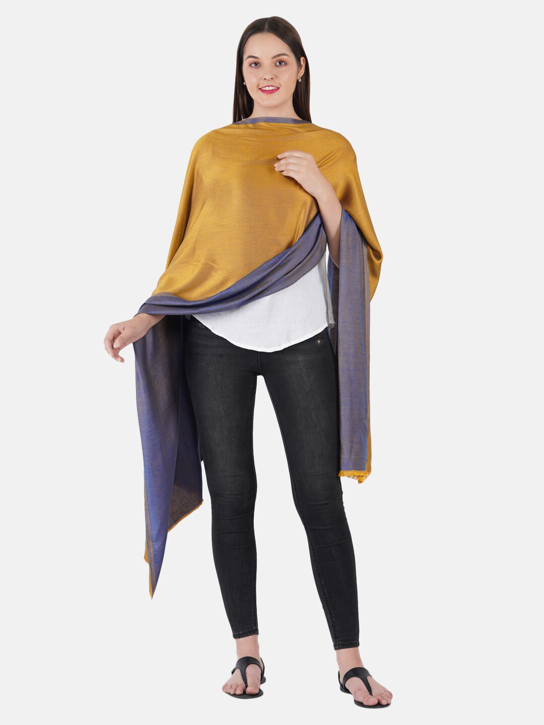 MUFFLY Women Colourblocked Stole