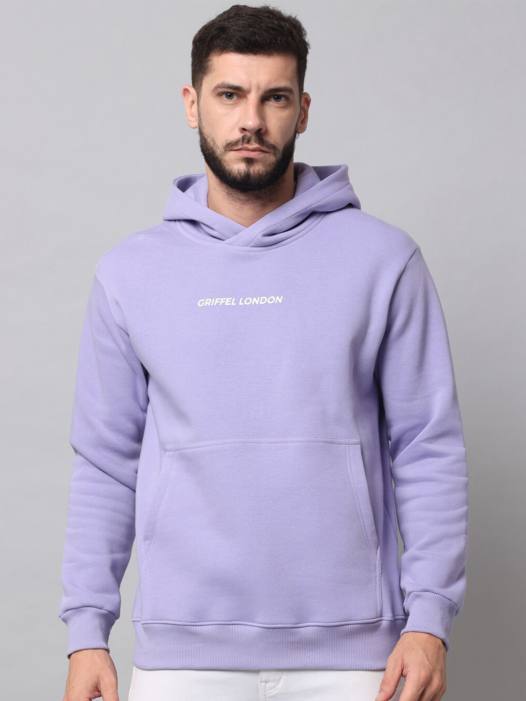 GRIFFEL Men Sea Green Sweatshirt