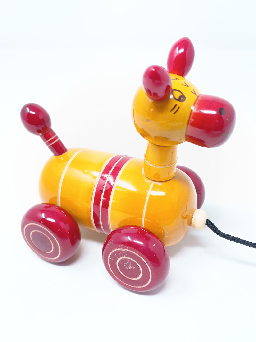 A&A Kreative Box Wooden Pull Along Horse