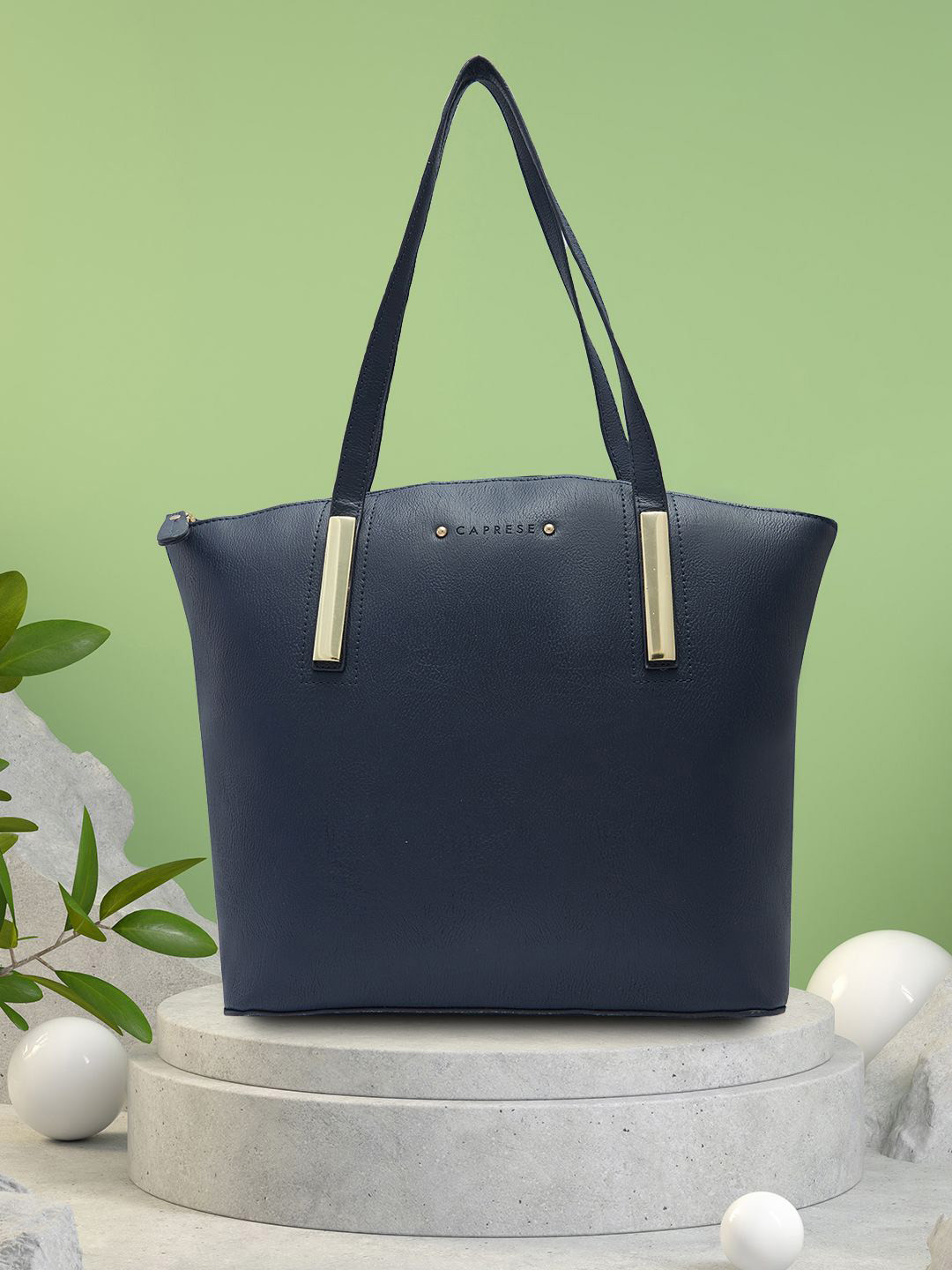 Caprese Viola Women Navy Medium Satchel Bag