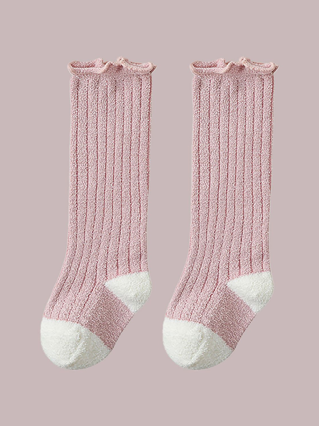 SYGA Kids Patterned Soft & Cozy Cotton Above Knee-Length Socks