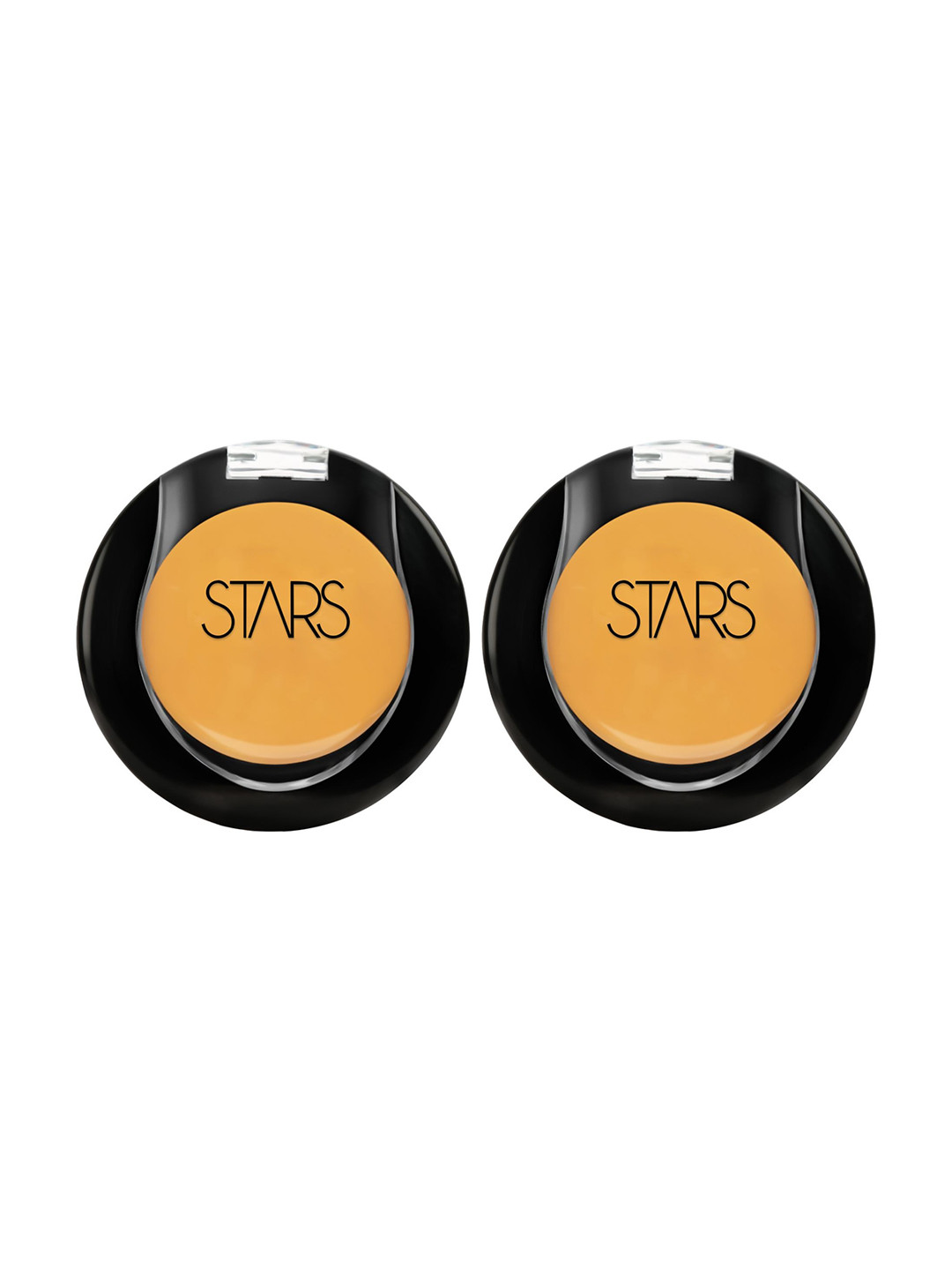 Stars Cosmetics Set Of 2 Face Makeup Cream Concealer for Dark Circles & Blemishes - Yellow