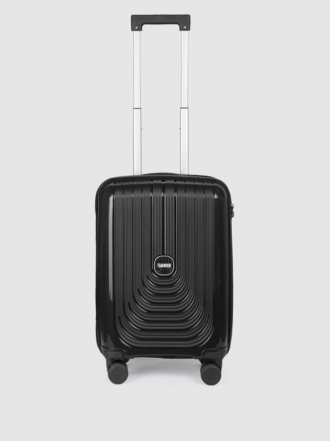 Teakwood Leathers Textured Ubolt Hard Sided Trolley Bag - Cabin Size