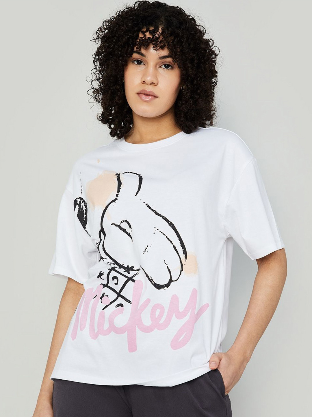 Ginger by Lifestyle Women Mickey Mouse T Shirt
