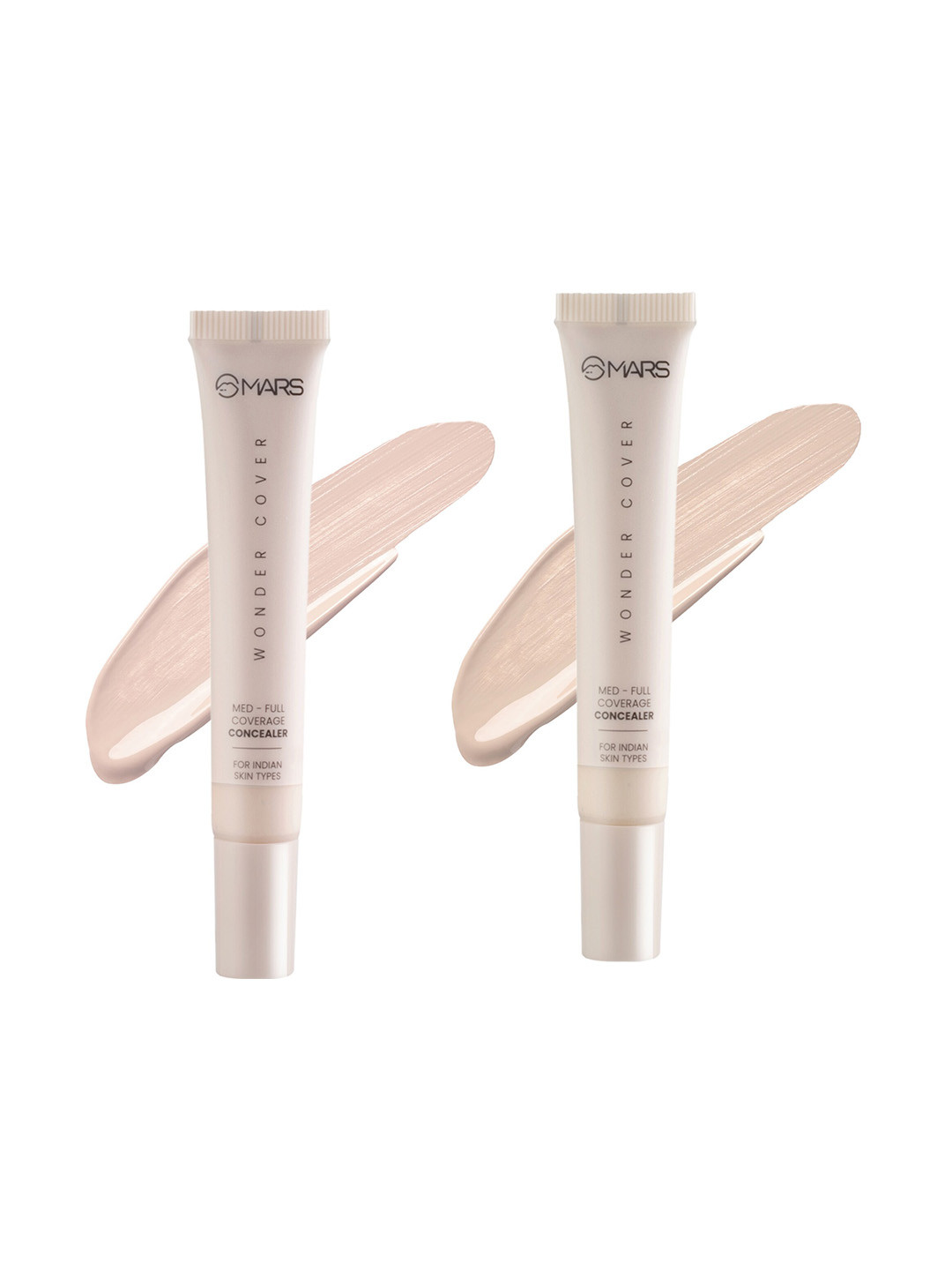 MARS Set Of 2 Wonder Cover Long Lasting Liquid Concealer 24gm-01+03