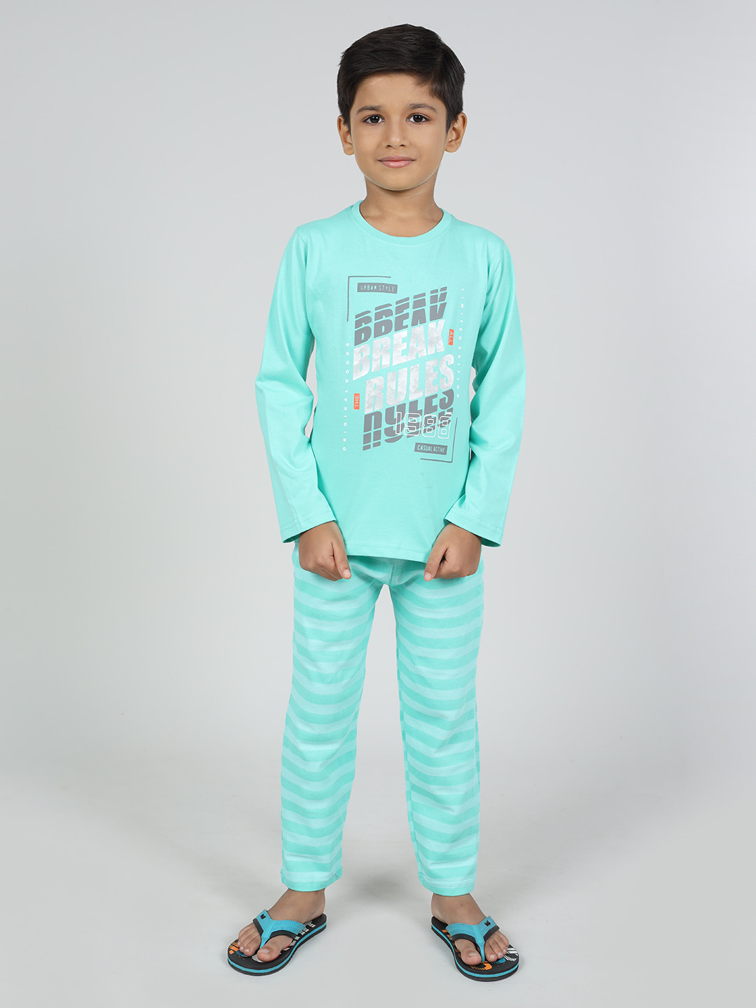 Boys Character Printed Pure Cotton Clothing Set