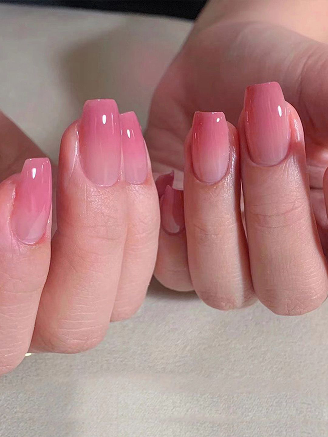 Gush Beauty Nailed It 24Pcs Medium Square Press On Nails - Pinkey Promise