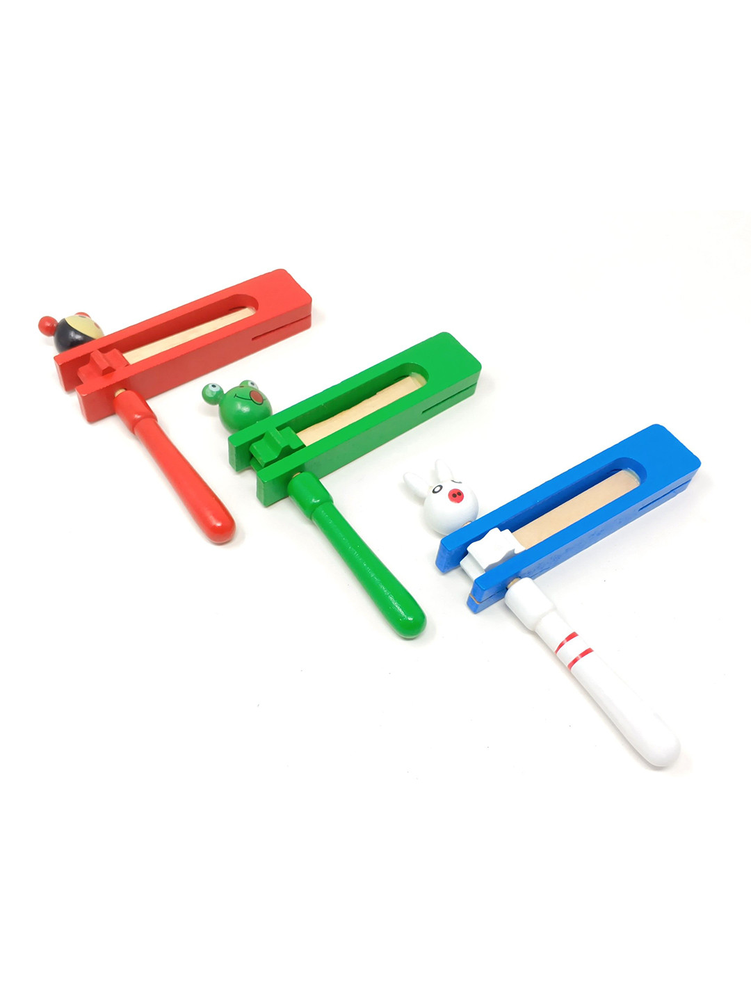 A&A Kreative Box Assorted Wooden Rattle