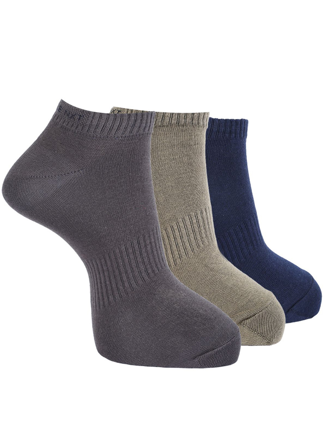 Force NXT Men Pack Of 3 Cotton Ankle-Length Socks