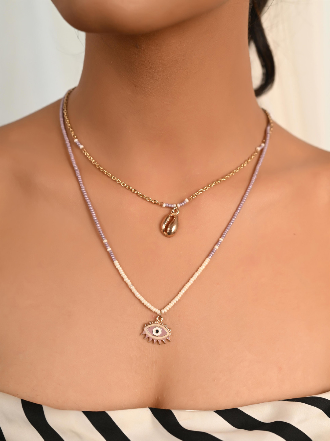 Raf the label Gold-Plated Layered Necklace