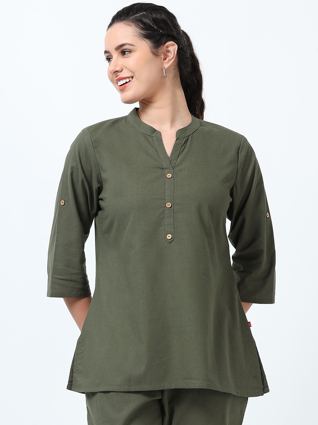 Marcia Women Flared Sleeves Thread Work Kurta