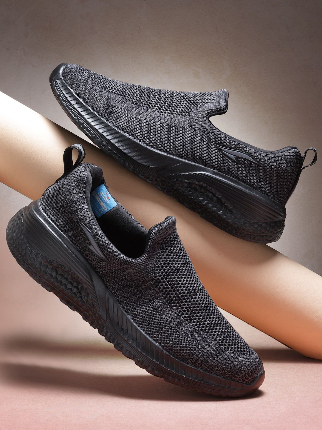 ASIAN Men Woven Design Slip-On Sneakers
