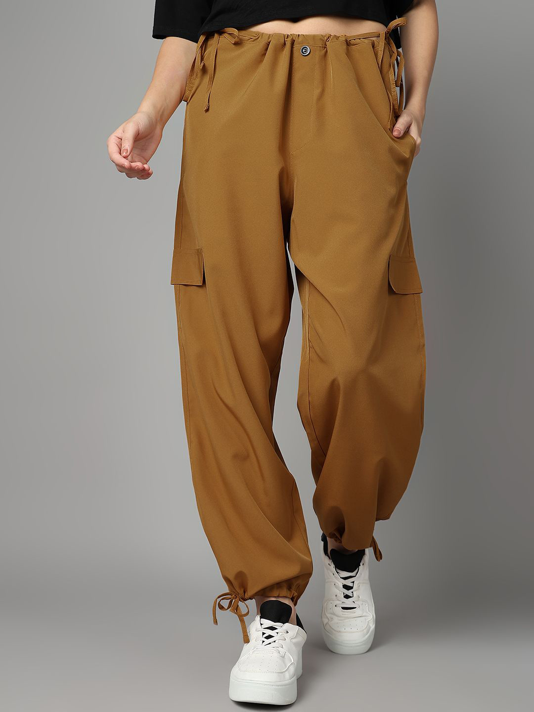 The Roadster Lifestyle Co Baggy Fit Cargos Trouser