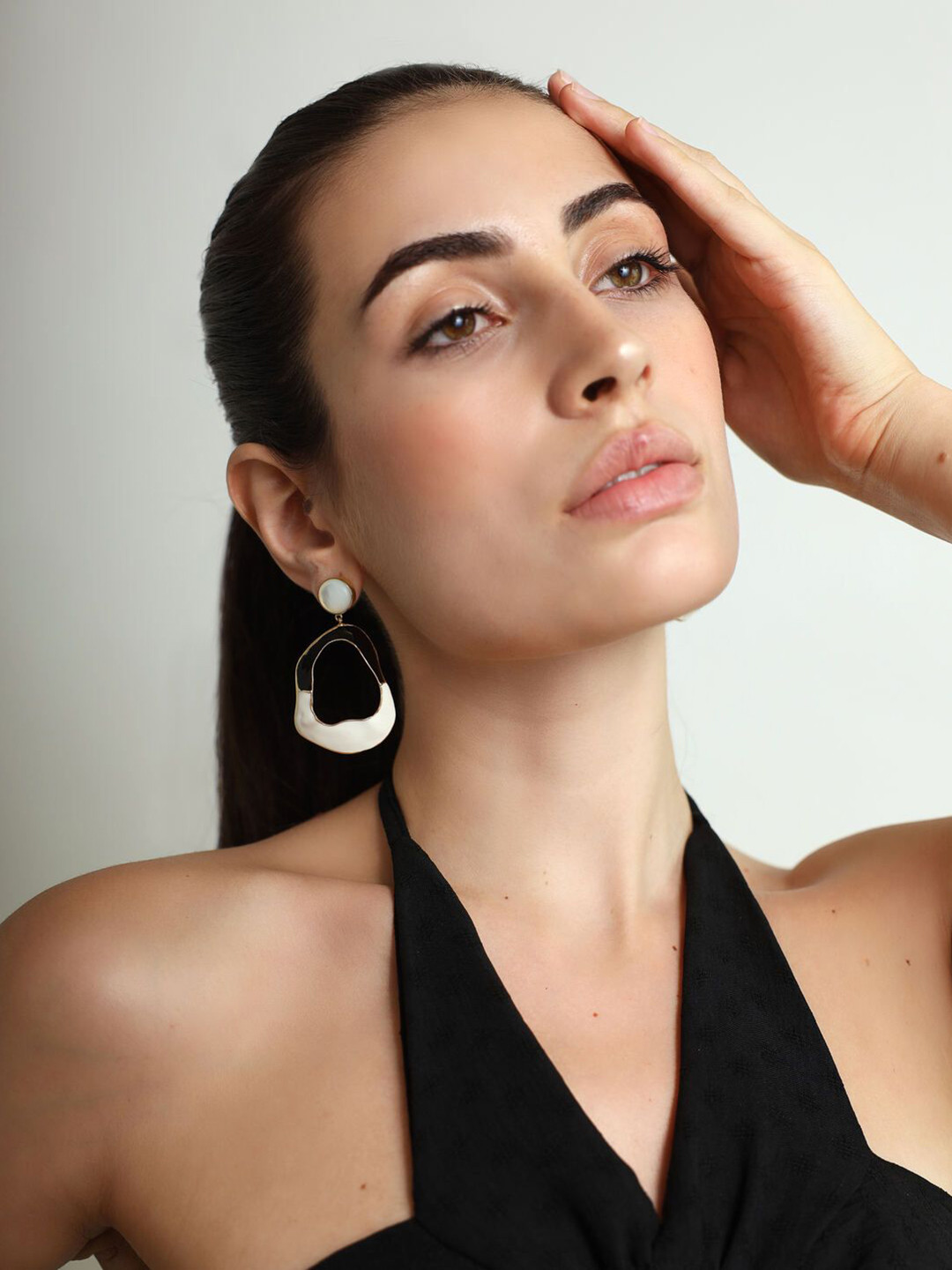 Varnika Arora Geometric Drop Earrings