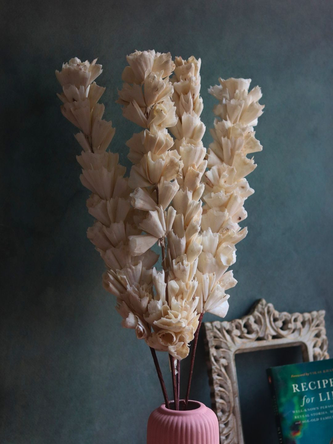 WEAVING HOMES White Lily Artificial Flower - Bunch