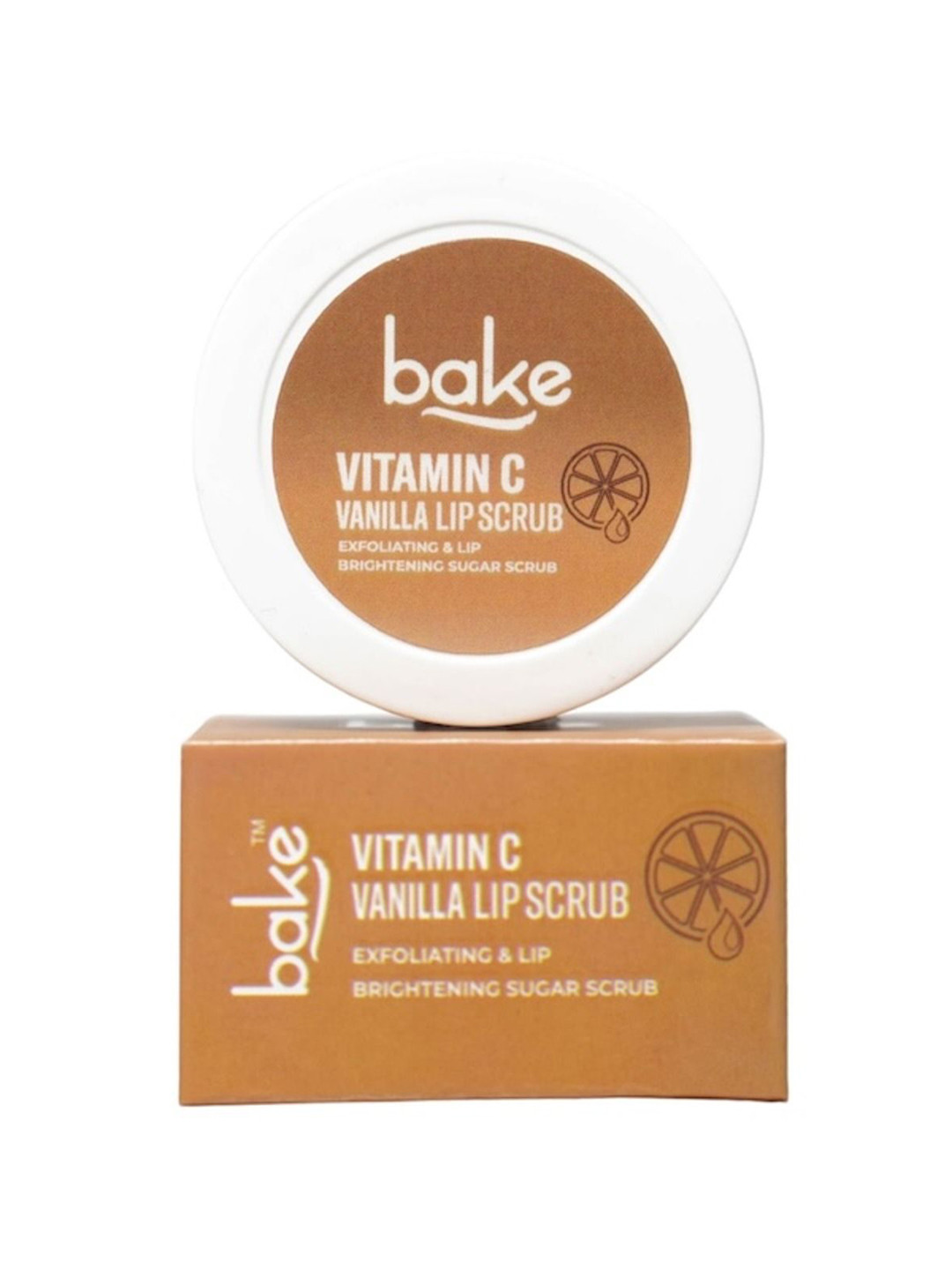 BAKE Vitamin C Vanilla Lip Scrub For Dark Lips - 25g