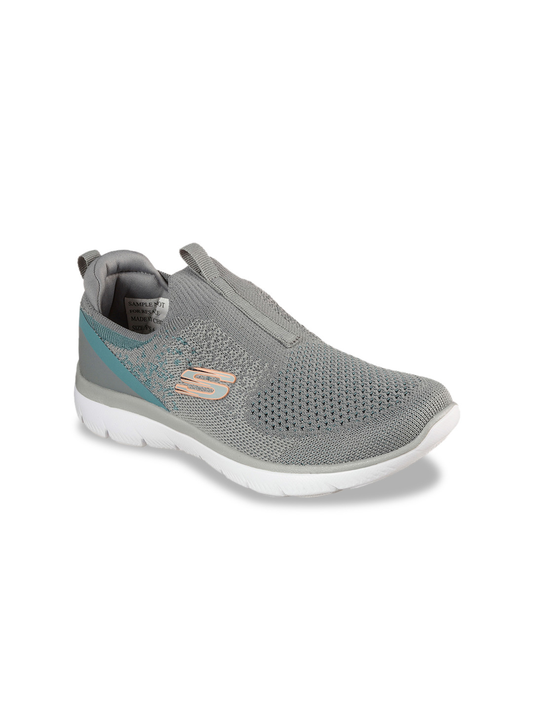 Skechers Summits Sage Women Textile Slip-On Casual Sneakers