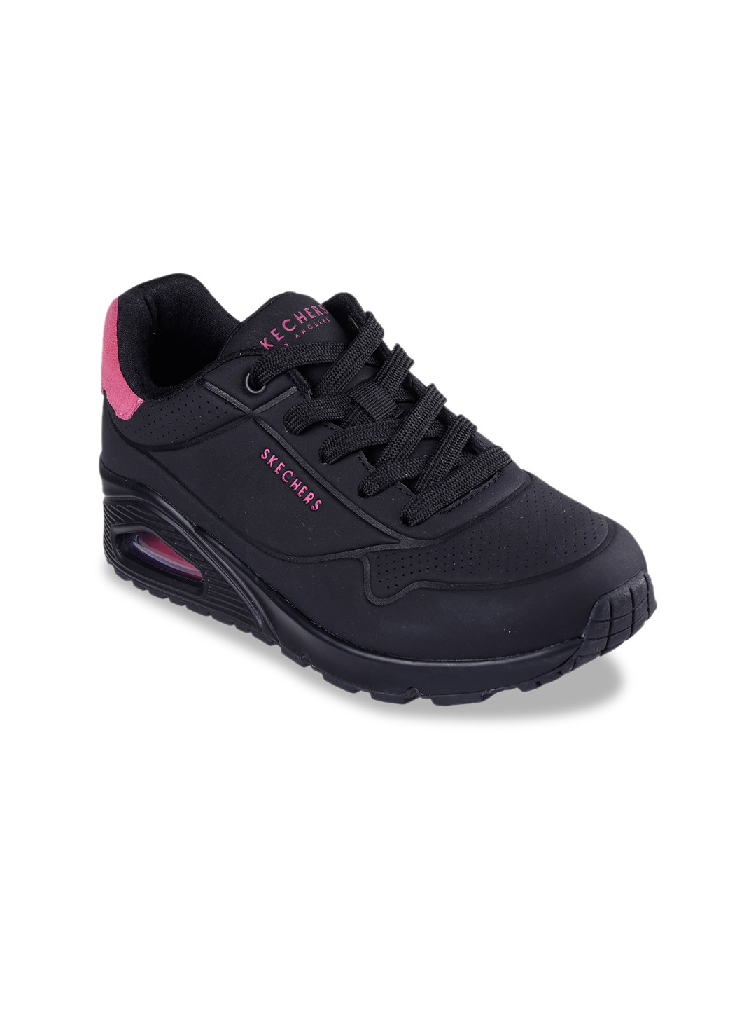 Skechers Uno - Pop Back Women Synthetic Lace-Ups Casual Sneakers