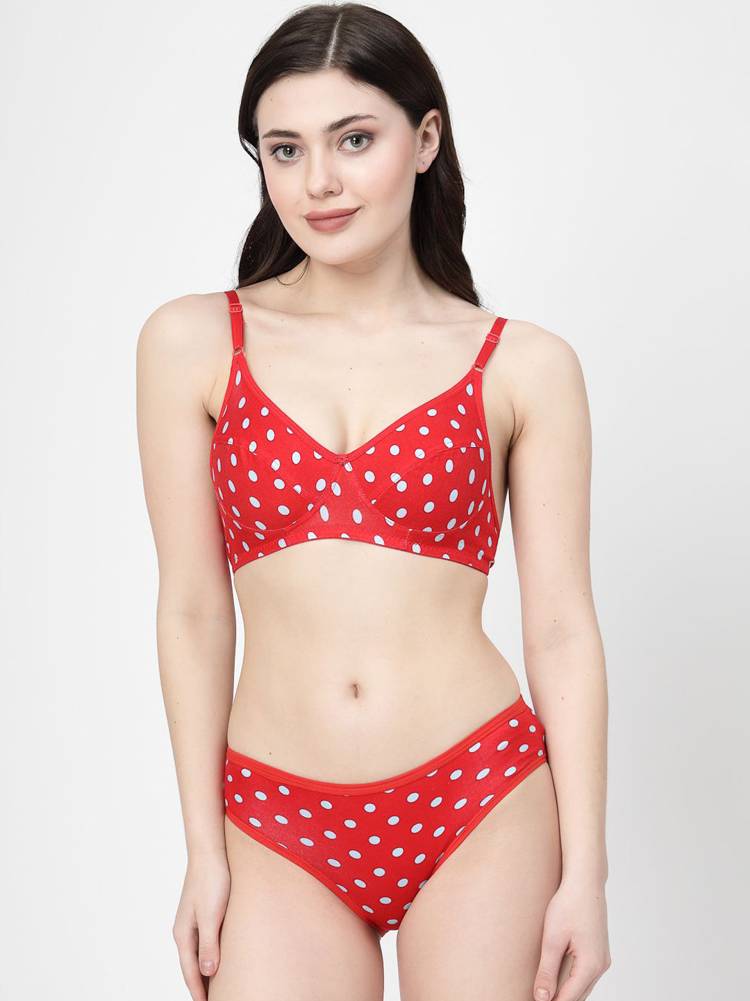 Docare Non-Padded Lingerie Set YummySet-Red