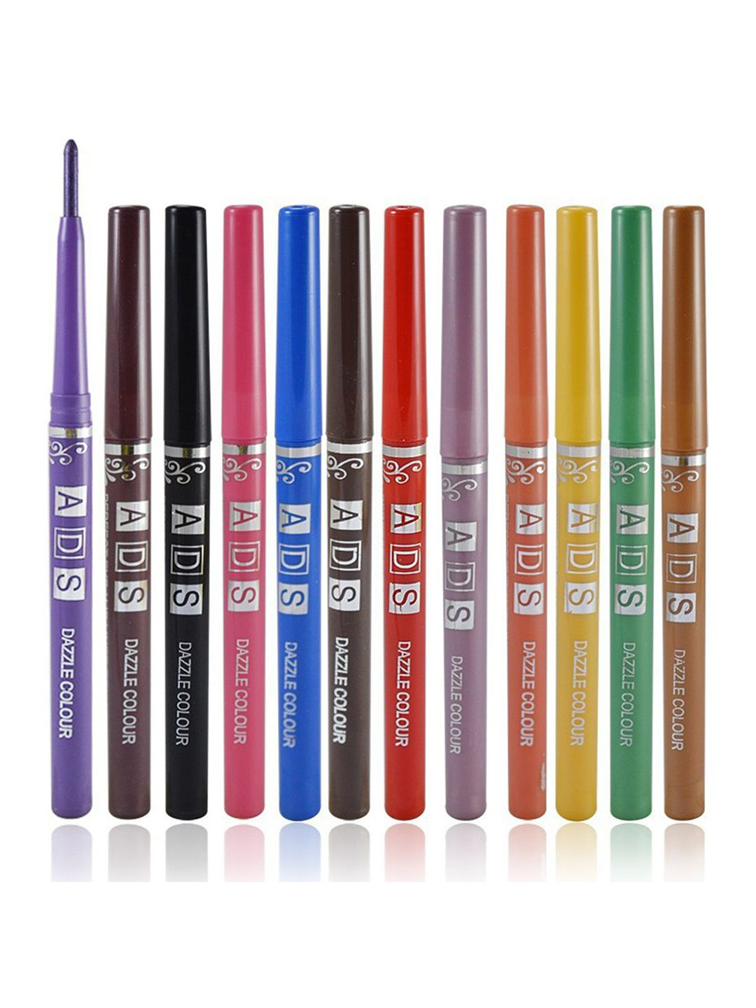 A.D.S All-Day Dramatic Eyes Smudge Proof & Transfer Proof Eyeliner - 10g Each