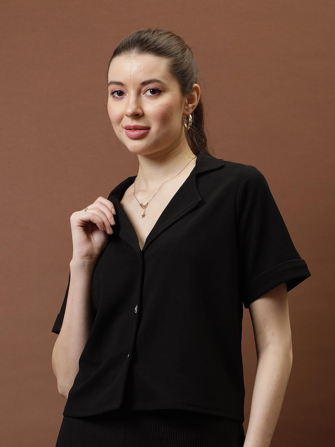 Athena Scuba Shirt Style Top