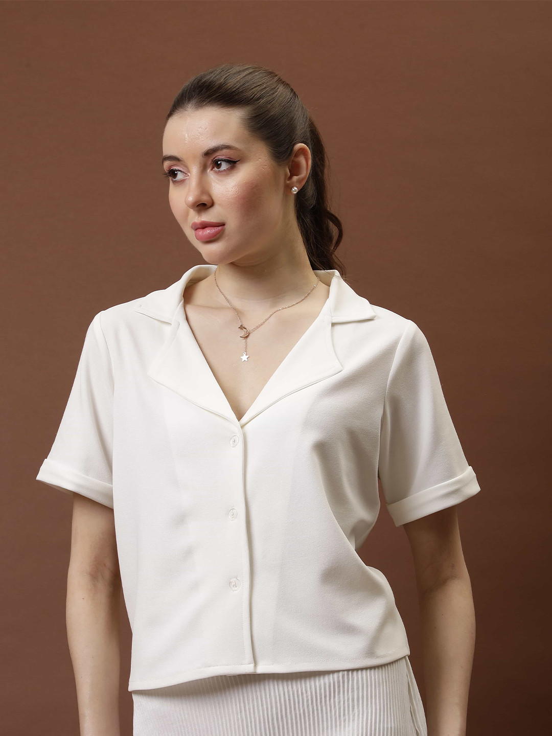 Athena Scuba Shirt Style Top