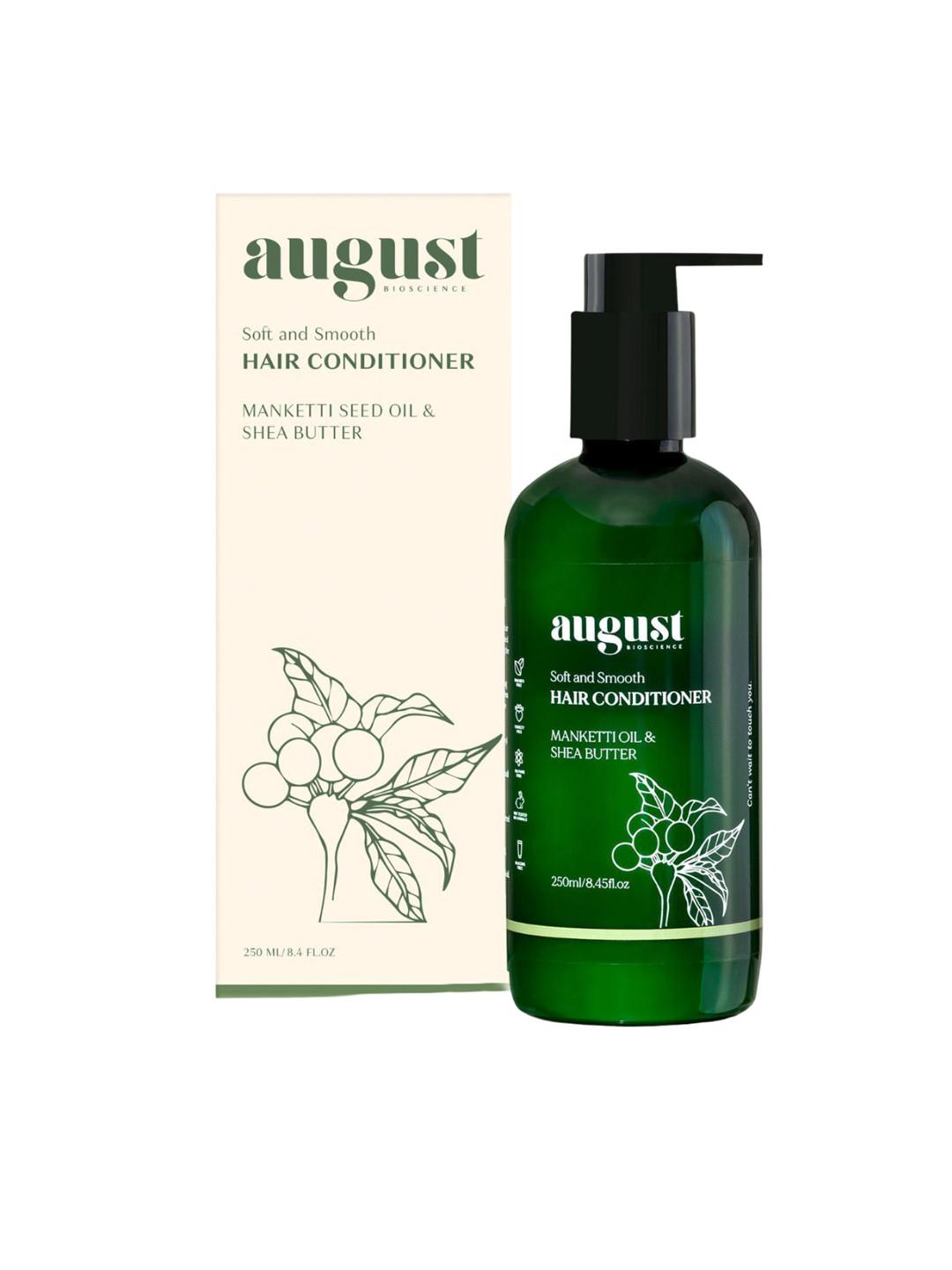 August Bioscience Soft & Smooth Hair Conditioner With Shea Butter- 250ml