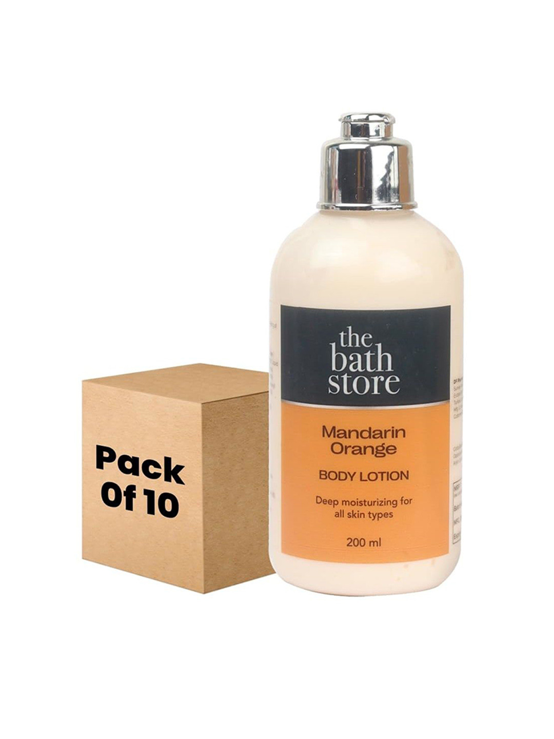 The Bath Store Mandarin Orange Set Of 10 Body Lotion- 200ml Each