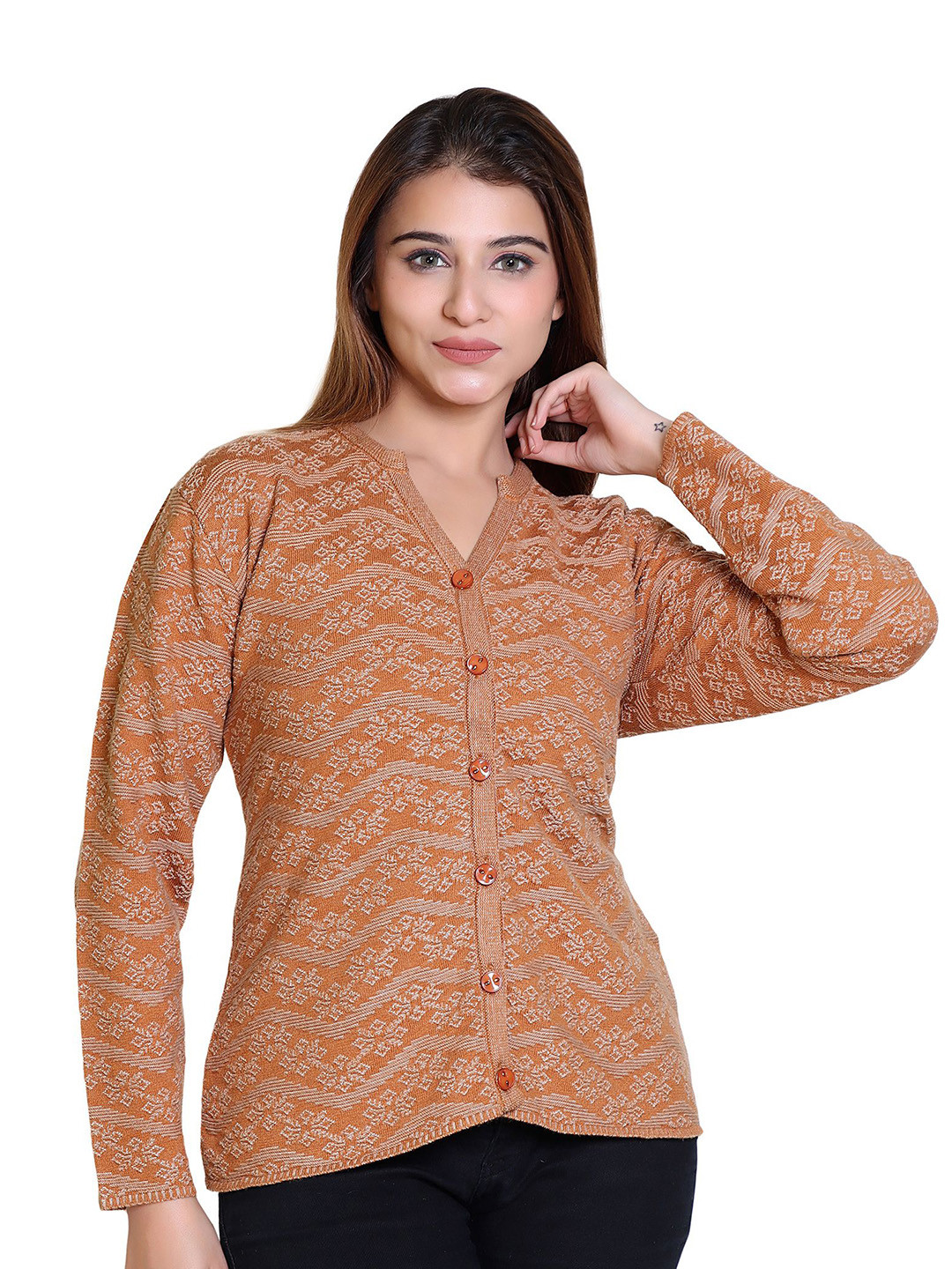 TWENTY ME Women Printed Cardigan