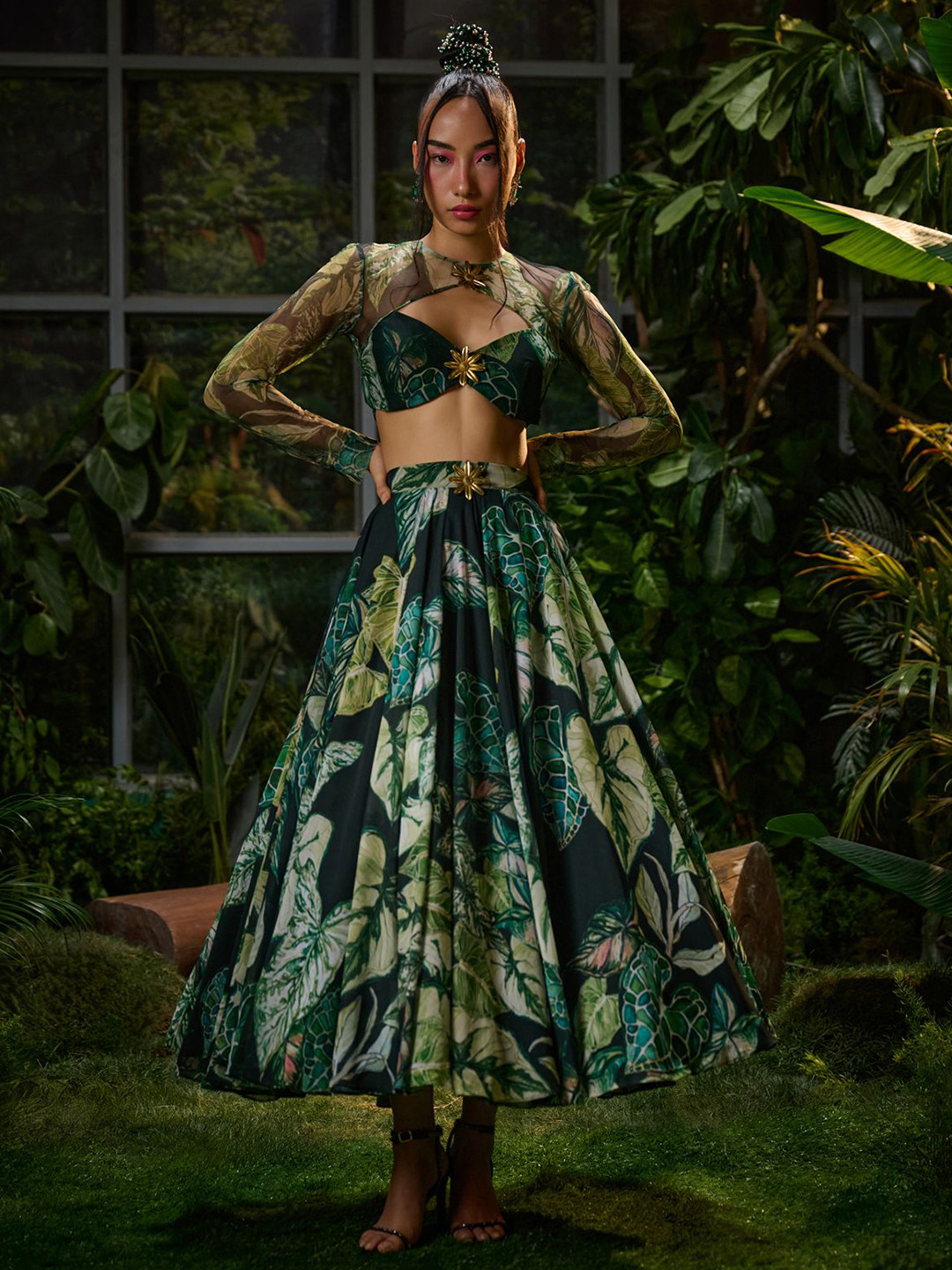 Payal & Zinal Printed Ready to Wear Lehenga