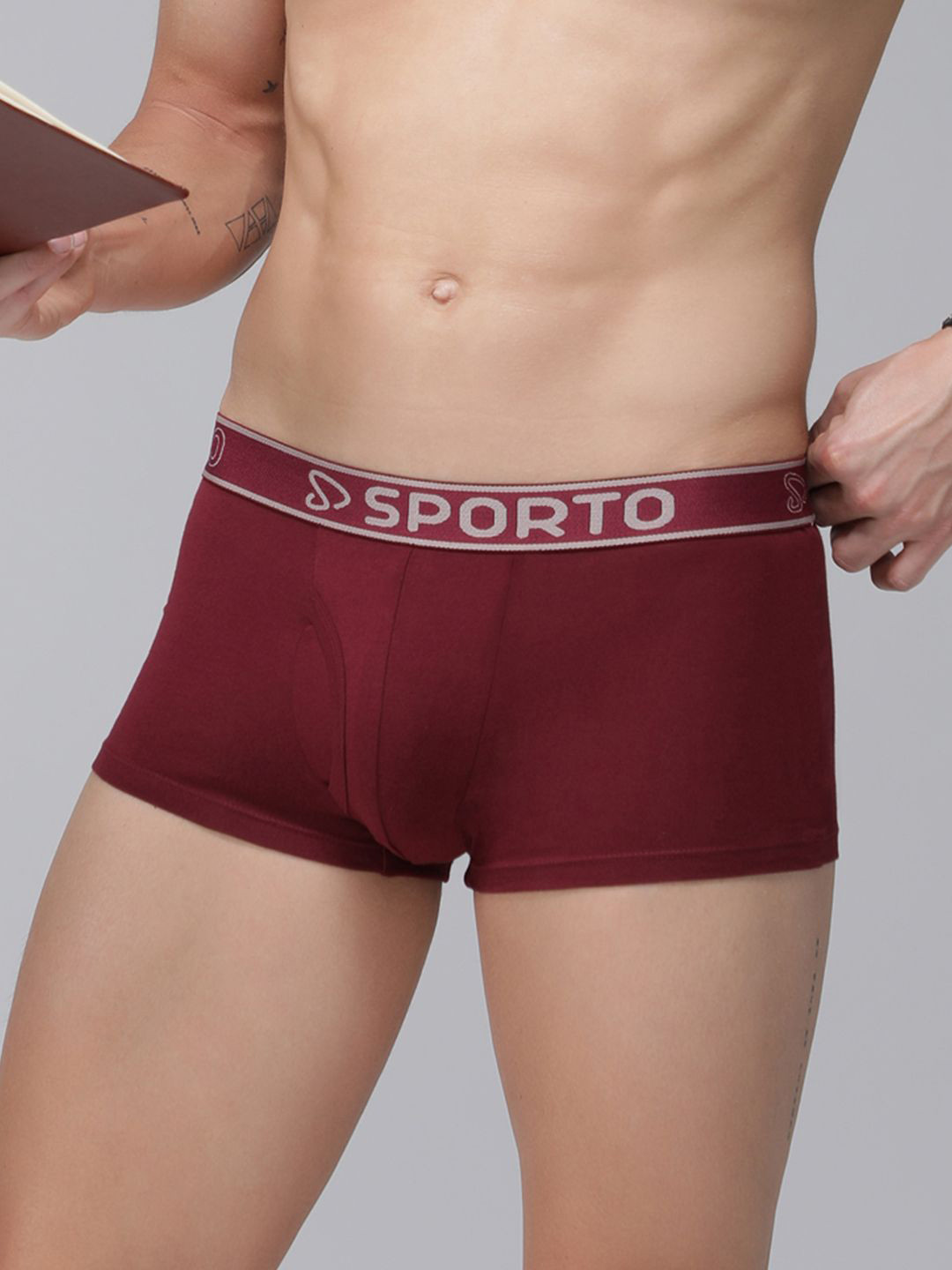 SPORTO Men Cotton Trunk SP-TRM1020-MA-S-1PC