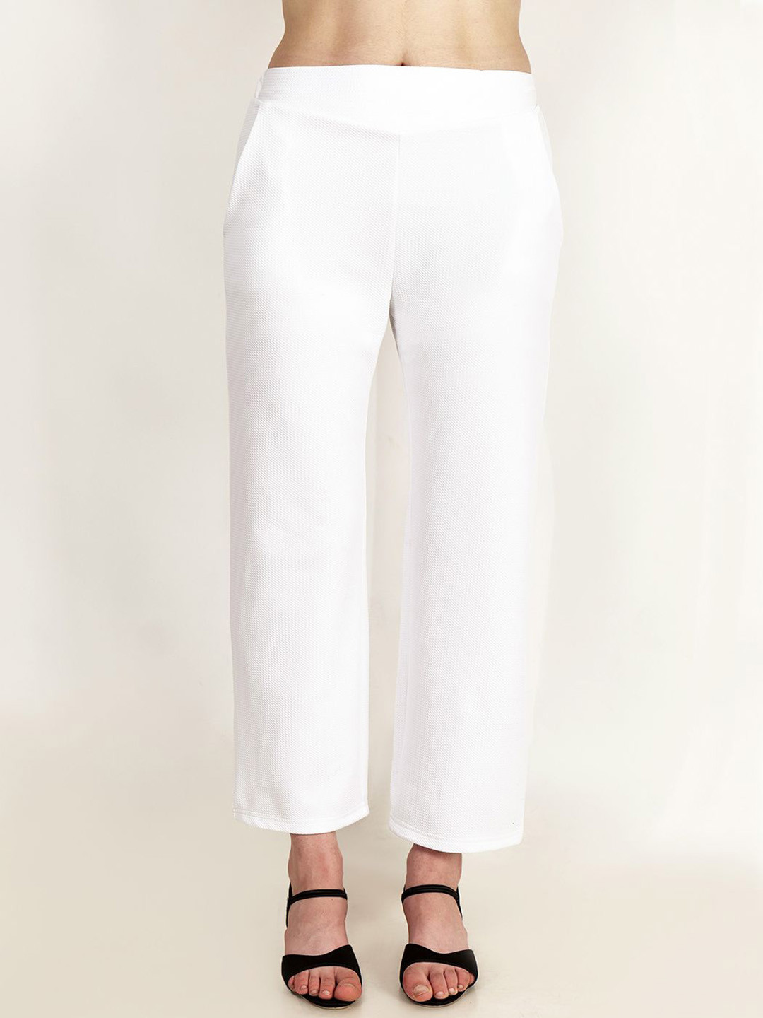 Frolic Rolic V Belt Polyester Parallel Ankle Length Trouser